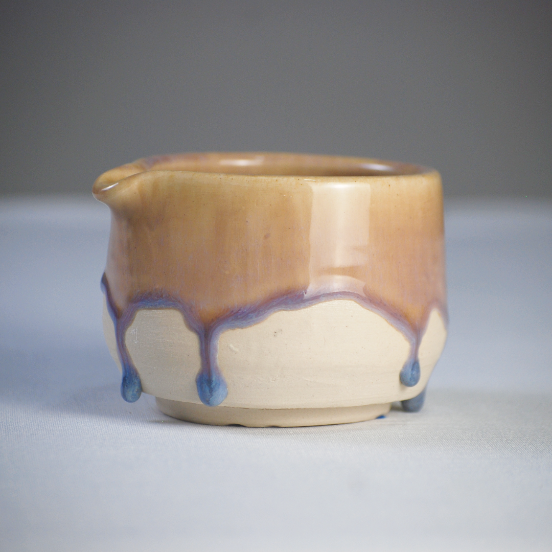 Purple Drip | Handmade Matcha Bowl | Type B