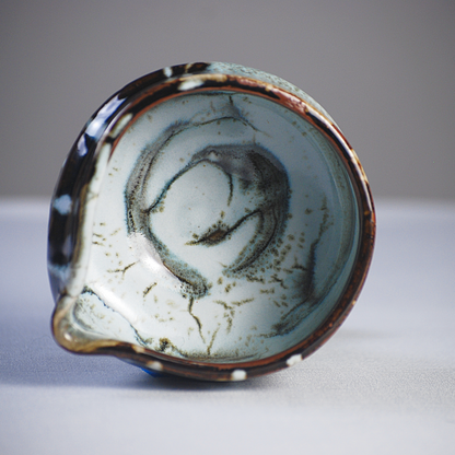 Golden Drift | Handmade Matcha Bowl |
