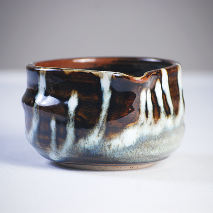 Golden Drift | Handmade Matcha Bowl |