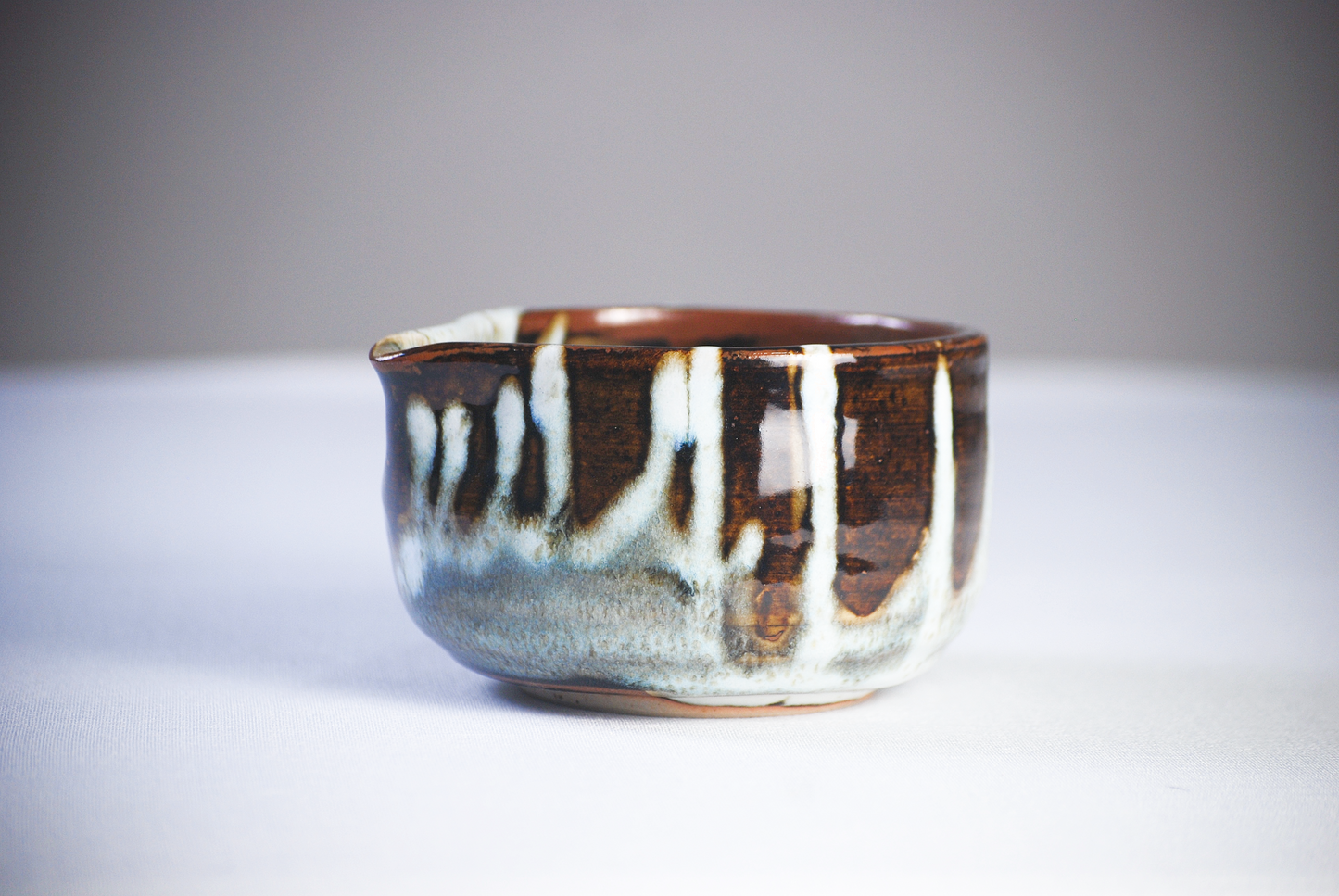 Golden Drift | Handmade Matcha Bowl |